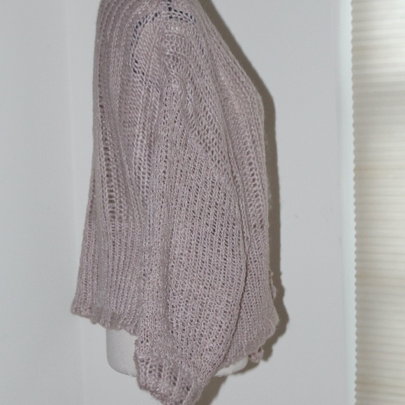 Wild Fable, dusty rose crochet cardigan sweater....... - Picture 2 of 10